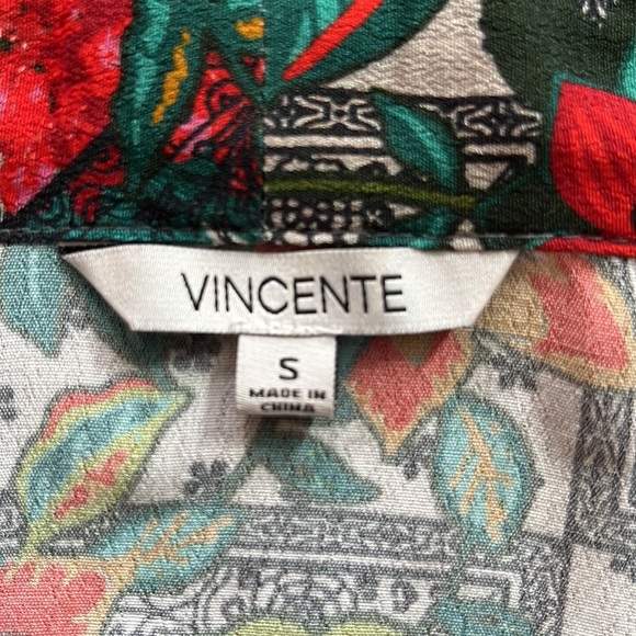 Vincente Boho Multicolor Tie-Front Top - Picture 14 of 14